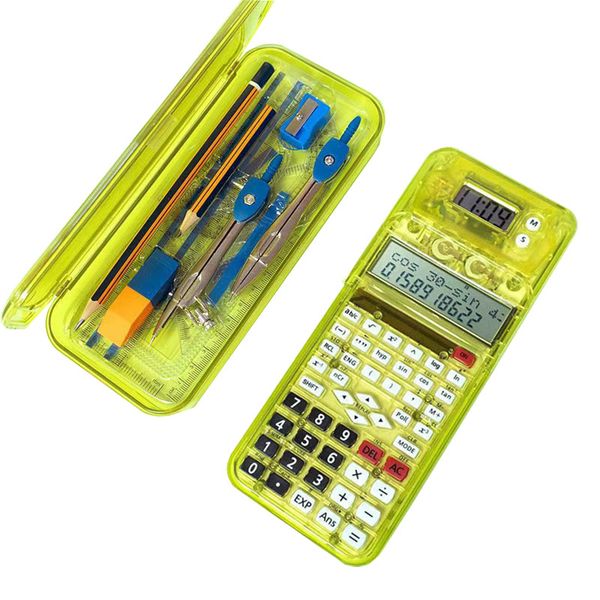 Pencil Case Multi-Function Clock Function Scientific Calculator