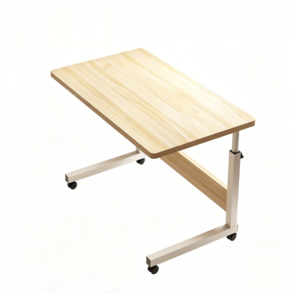Multifunctional Adjustable Computer Desk Table &amp; Bedside Table With Wheels