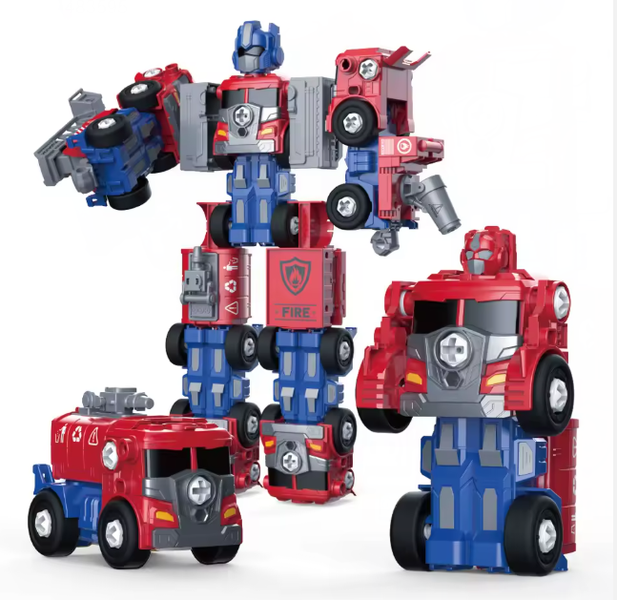 5 in 1 Variant Fire Truck Robot - WJ-1225