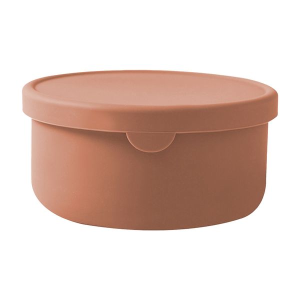 Heat Silicone Lunch Box with Lid Refrigerator Fresh Keeping Box 700ml