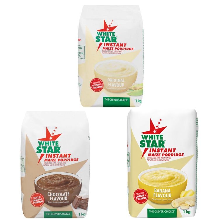 White Star Instant Maize Porridge Original Chocolate Banana 