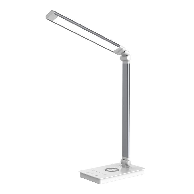 led desk light with wireless charging