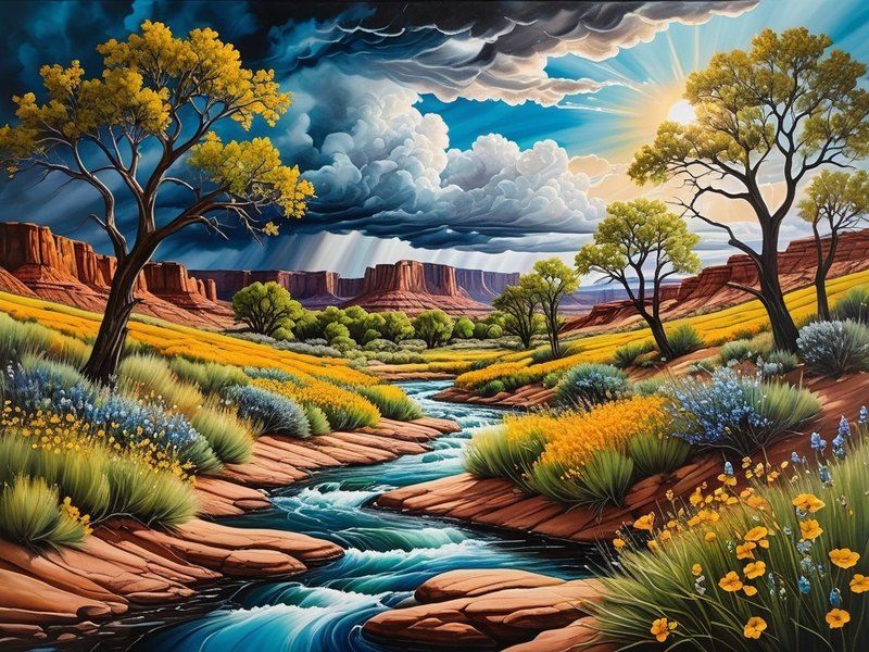 Modern Canvas Wall Art Home Decor -Vibrant Nature