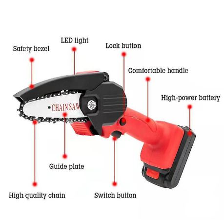 Rechargeable deals mini chainsaw