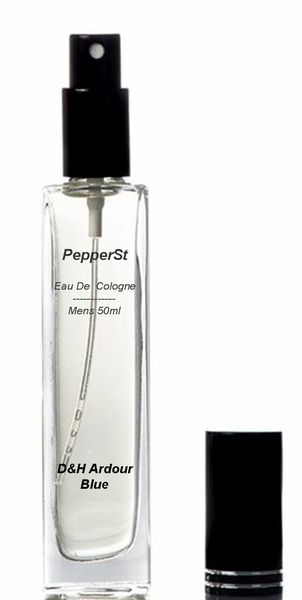 PepperSt Men's Cologne : D&amp;H Ardour Blue - 50ml