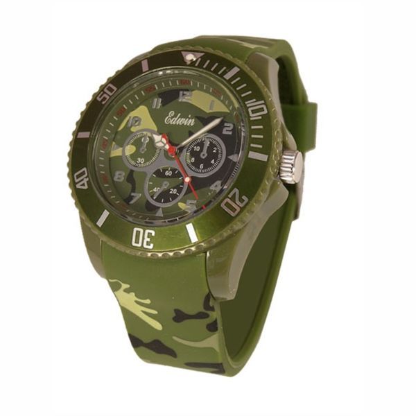 Edwin Gents Silicone Strap Watch