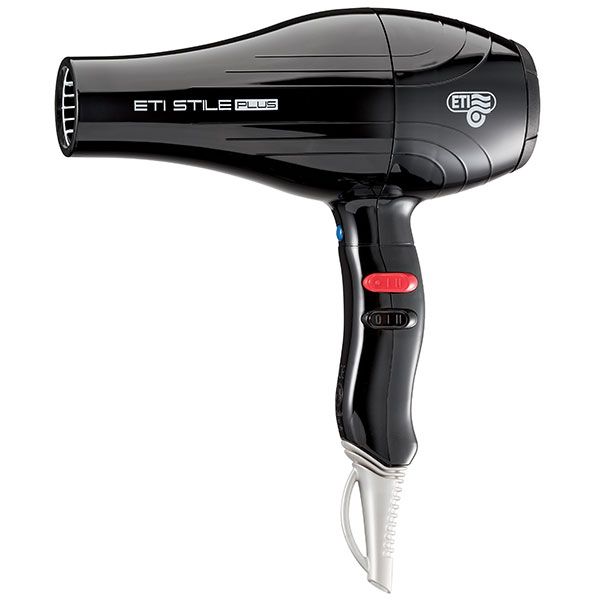 ETI Stile Plus Hairdryer - Professional 2,500W Dryer - Red