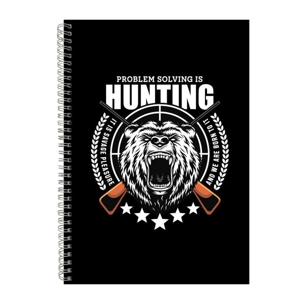 Problem Solving Is Hunting Notebook Hunting Gift Idea A4 Notepad 134