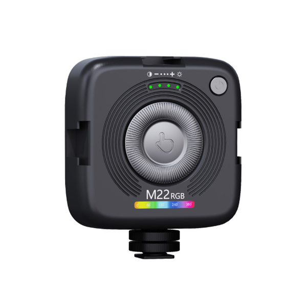 Pocket-Sized Portable Photography Light: RGB Lighting, USB-C Charge