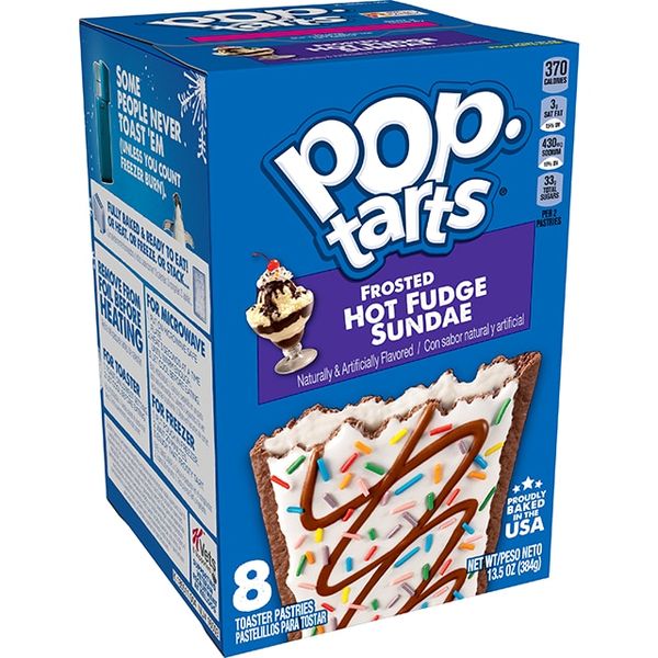 Kellogg's Frosted Hot Fudge Sundae Pop-Tarts 8 Pack