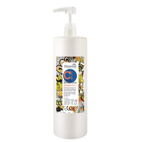 Nouvelle - Color Glow - Orange Killer Shampoo - Hair Care - 1000 ml