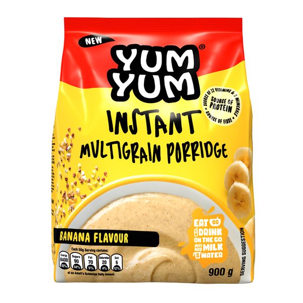 Yum Yum Multigrain Instant Porridge Banana 900g
