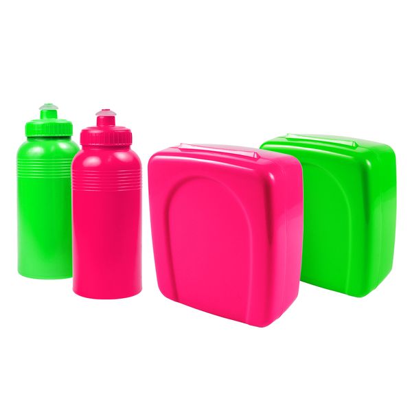 Lumoss - Dagwood Lunchbox with Water Bottle Set - 2 Pack