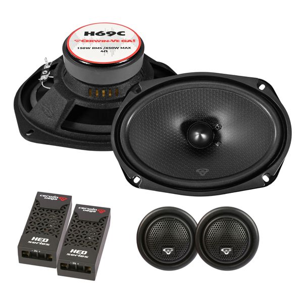 Cerwin Vega H69C HED 2025 Edition 6x9" 2-Way 450w Component Speaker System