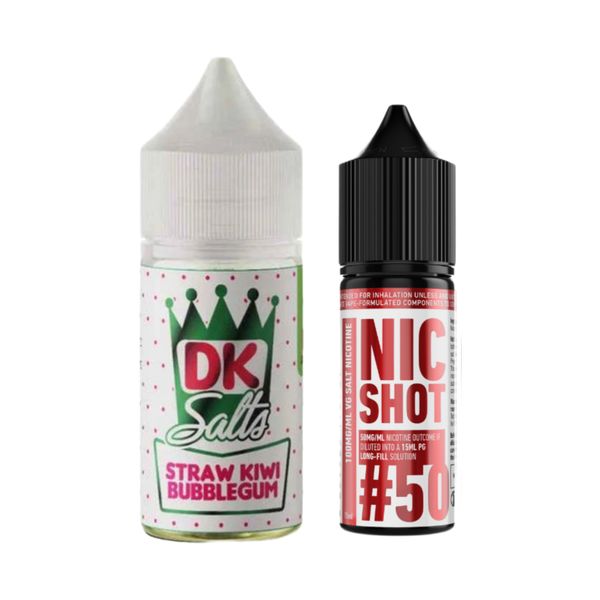 Donut King 30ml E-liquid 50MG Juice - Straw Kiwi Bubblegum