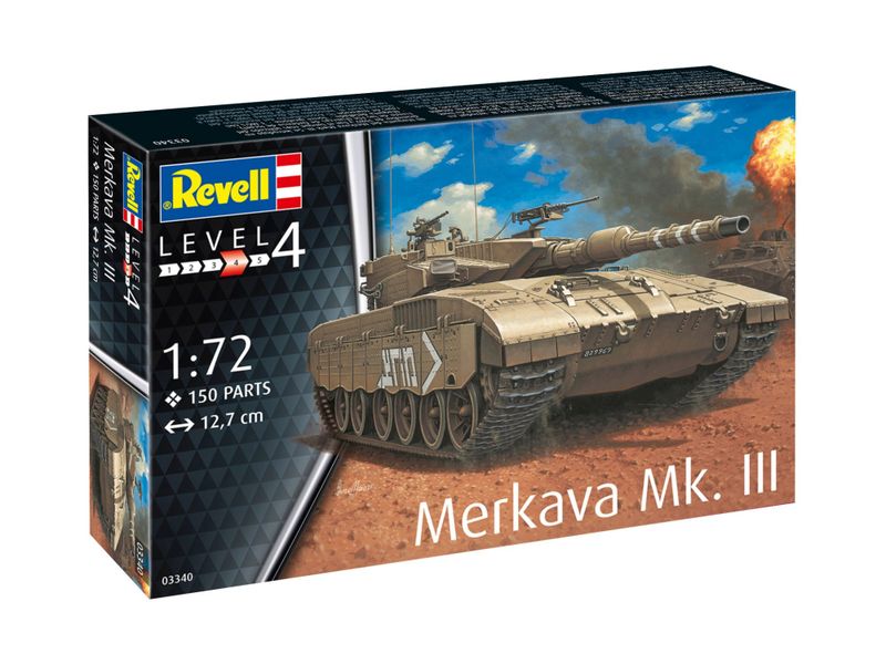 Revell 1/72 Merkava Mk.III Tank Plastic Model Kit