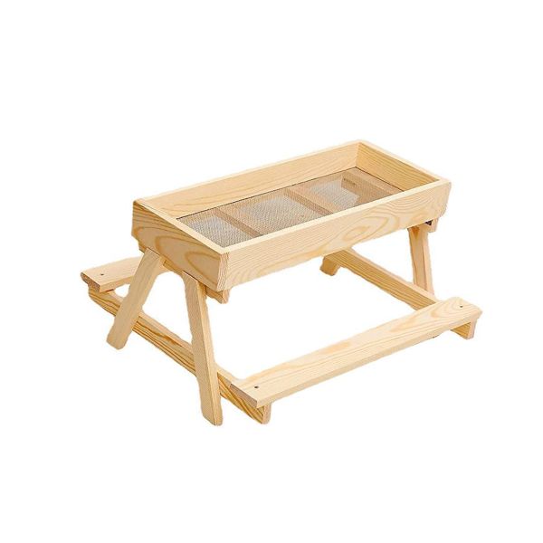 Chicken Feeder Chicken Picnic Table No Waste DIY Chicken Bird Table Feeder