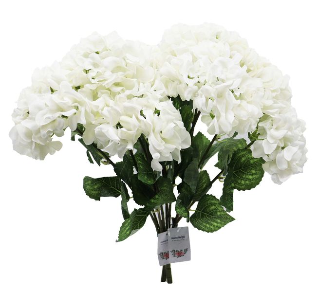 Artificial Spring Flowers Realistic Hydrangea (10 Pieces 48cm)