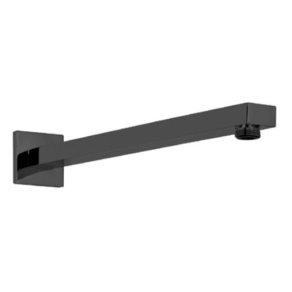 LUXUS BLACK SQUARE SHOWER ARM - 400mm