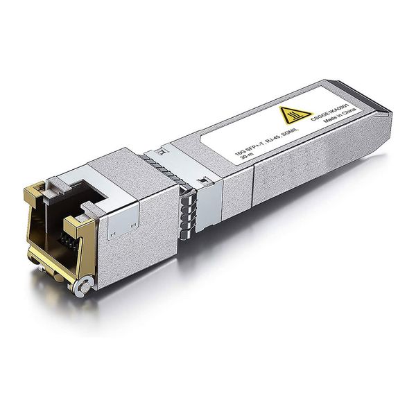 SFP+ to RJ45 10G Transceiver Module, Auto-Negotiation CAT6a Copper Module