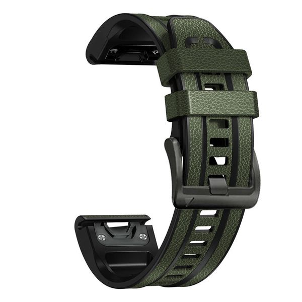 PU Leather Watch Strap for GARMIN - 22mm