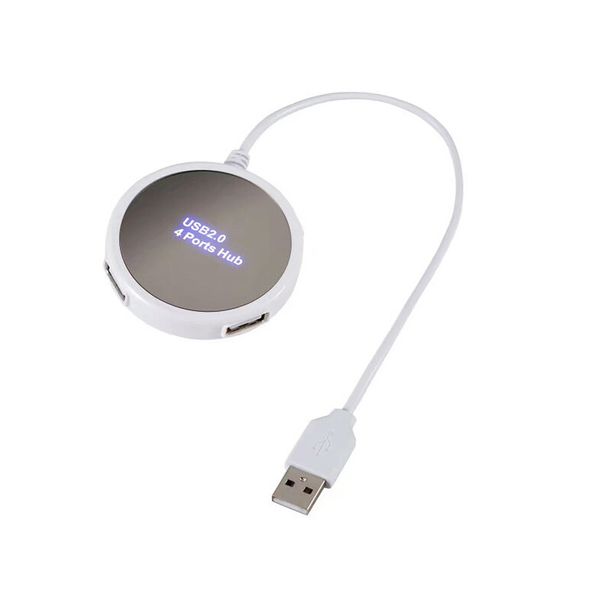 Portable Multifunctional 4-Port USB 2.0 Hub