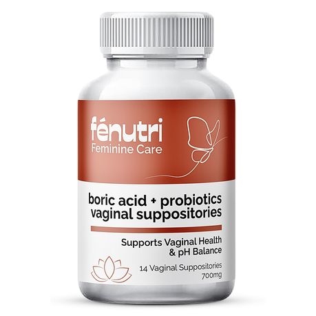 Fenutri - Boric Acid & Probiotics Vaginal Suppositories Image