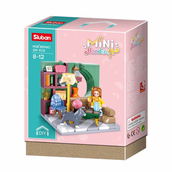 Sluban Building Set: Mini Handcraft Living Room - 219 Pieces