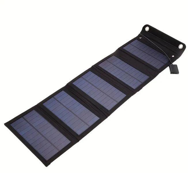60W Foldable Solar Panel Charger with Input ports