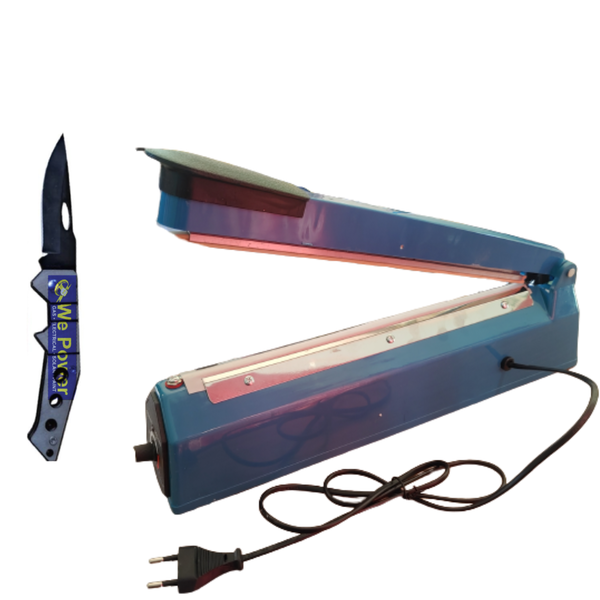 Impulse Sealer 300mm for PP/PE Bags with Pocket Knife