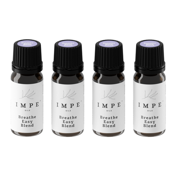 IMPE Oils Breathe Easy Blend of Essential Oils (10ml) 4 pack