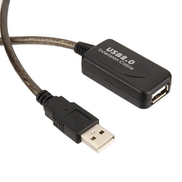 USB 2.0 10M Active Extension Cable for Data Transfer &amp; Signal Amplification
