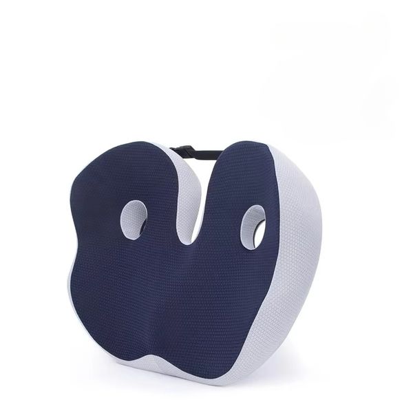 Office Buttock Shaping and Breathable Seat Cushion - Navy Blue