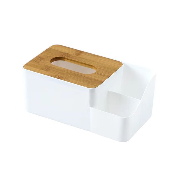 Multifunctional Tissue Box for Desktop Livingroom Bedroom Office