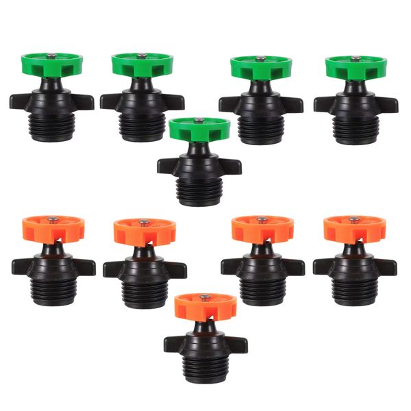 Garden Automatic Rotating Irrigation Nozzle Turning Sprinklers 10pcs -3.5cm