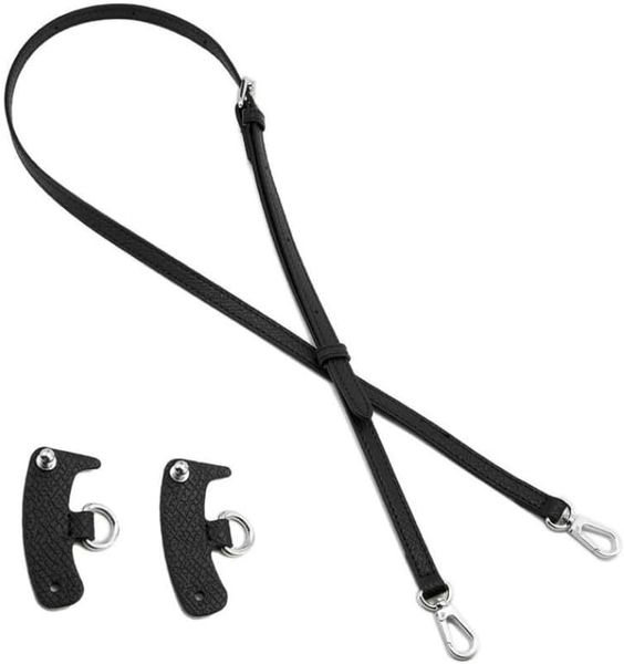 Leather Handbag Crossbody Shoulder Strap Adjustable for Bags-black