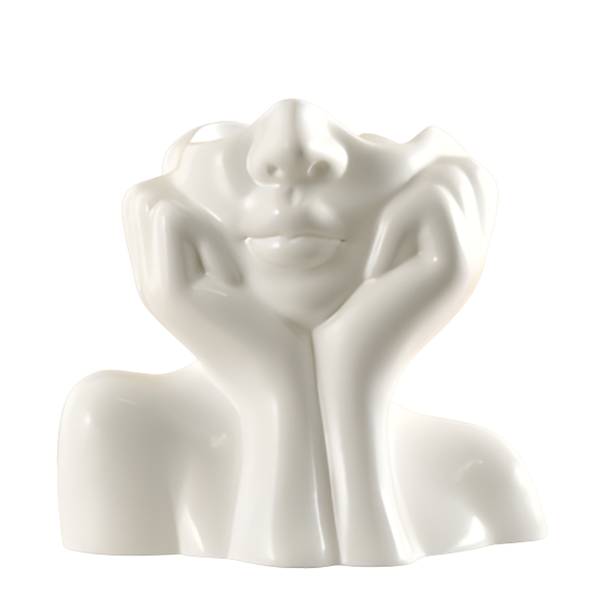 Multi-Purpose Face-Supporting Art Sculpture Holder