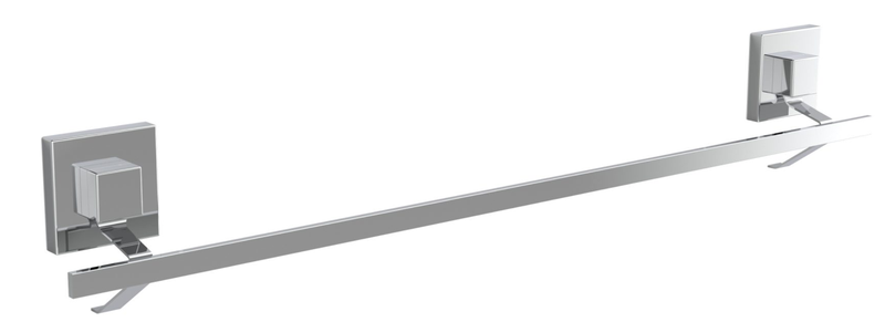 Fusion-Loc Square Suction - Single Towel Rail 60cm - Silver