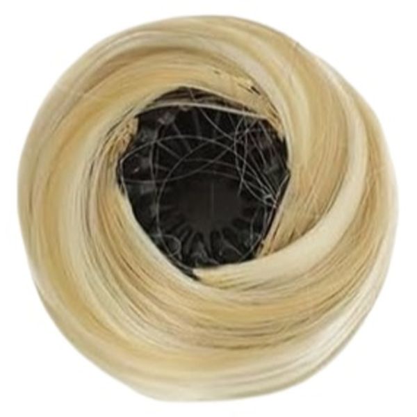 Hair Bun, Women's Wig, Easy-to-Use Hairband and Clip Elegant Updos,