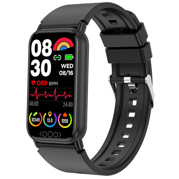 TK72fitnesstrackermonitorsbody temperature, blood pressure, and heart rate.