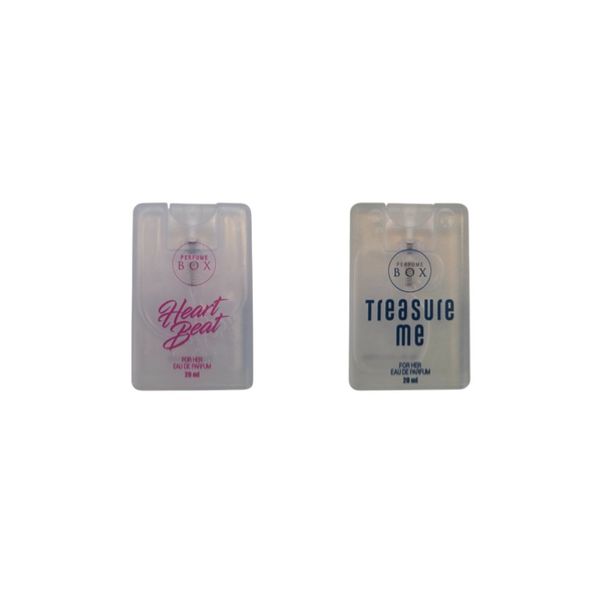 Perfume Box Heart Beat &amp; Treasure Me For Her Perfume Pocket size Pack
