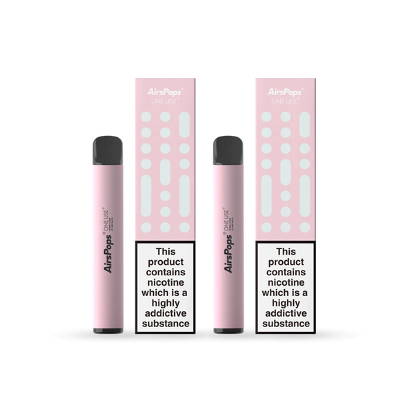 Airscream AirsPops - 2 x Disposable - Bubblegum - 5% Nic Salts