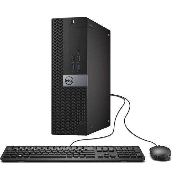 Certified Pre-Owned-DELL OptiPlex 5050 Intel i7-6th Gen SFF with Win 11