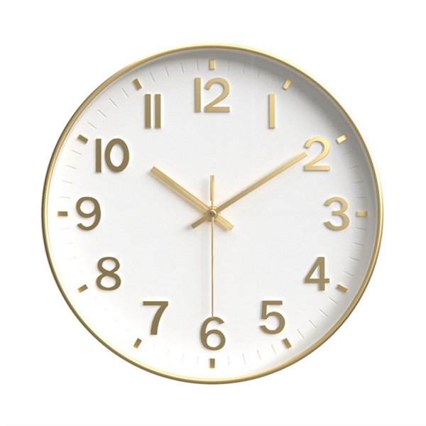 Silent Modern Clock For Wall 3D Numbers Wall Clock Colour 8