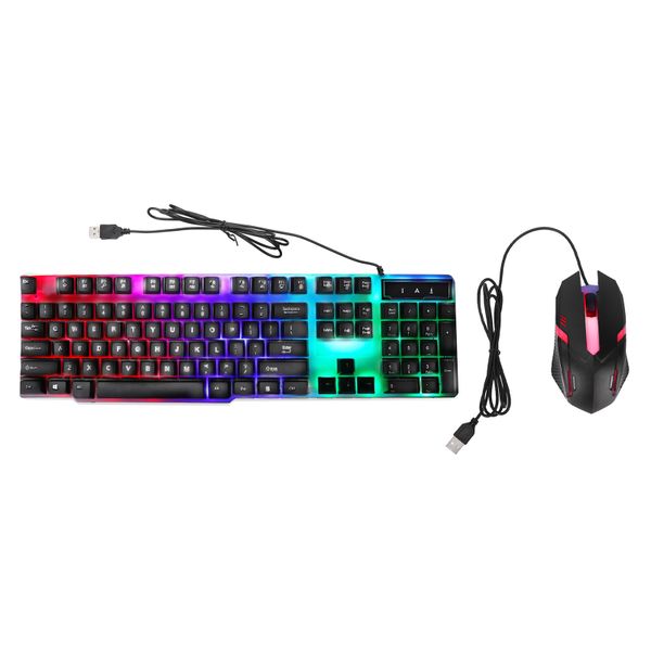 Keyboard Mouse Set Gaming 104 Key Backlit Combo