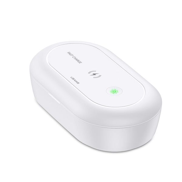 USAMS UV Light Sterilizer Disinfection Box With Wireless Charger
