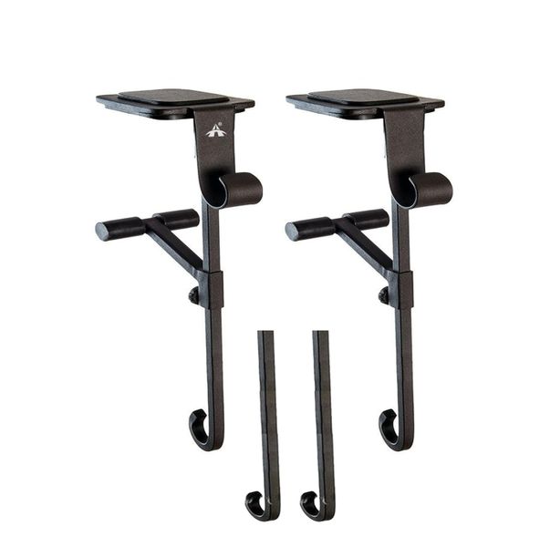 ALANES Adjustable 2 In 1 Fireplace Stocking and Garland Hanger - Pack of 2