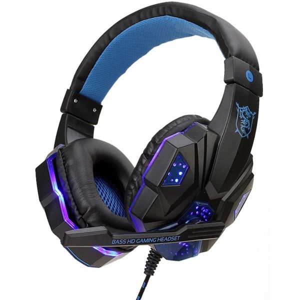 3.5mm Wired Gaming Headset with Mic and LED Stereo Bass Surround Sound