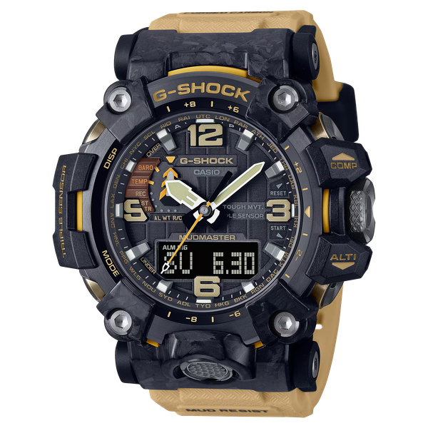 G-Shock - Men's 200m Carbon Core Triple Sensor Mudmaster - GWG-2000-1A5DR