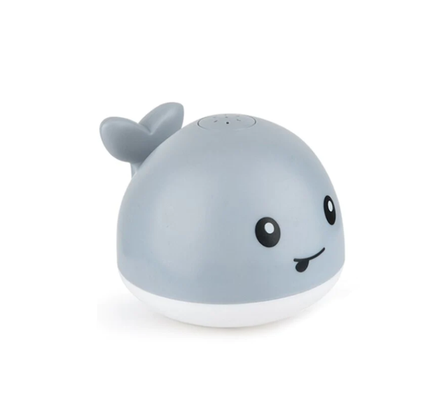 Gray Automatic Induction Sprinkler Whale - Kids' Bath Toy